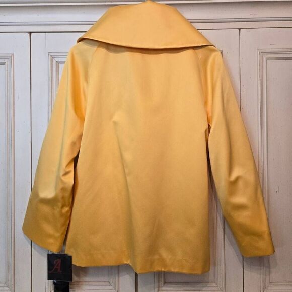 NWT Adrienne Landau Yellow Satin Jacket XS - Picture 5 of 11